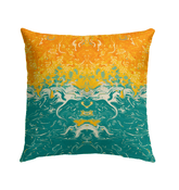 Sunset Surfer Outdoor Pillow Catch The Coastal Tranquility - Beyond T-shirts